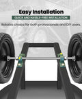 2 Pack UCP205 16 Mounted Pillow Block Ball Bearings with 1 Inch Bore installed in wheel setup