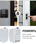 24 Volt AC Plug In Doorbell Transformer for Ring Doorbells and Compatible with Nest Ecobee Sensi and Honeywell Thermostats