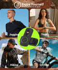 64GB Sport Clip On MP3 Player With Bluetooth 5.3 Ultra Light Mini Clip On Recorder for jogging, yoga, hiking, and cycling