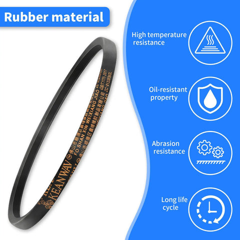 A31 31 Inch Drive V Belt Replacement For Industrial And Agricultural Machinery, Classic Wrapped Neoprene Rubber, 787 Mm