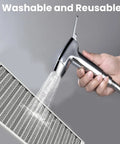 Washing 20x20x1 HVAC Furnace Air Filter Washable And Reusable Lasts A Lifetime MERV 8 with handheld shower head