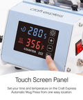 Digital display of Craft Express heat press from Sublimation Printer Bundle With Craft Express Combo Heat Press And Elite Sublimation Oven