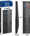 Three Pack Replacement Remote For All Smart TV Models Universal Backup Remote Control With Auto Pair Easy Setup No Programming Needed