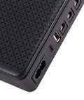 Mini UPS 20800mAh Battery Backup for Routers and Modems Uninterruptible Power Supply showing power ports and sleek design.