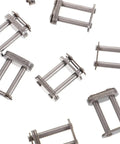 20 High Grade Steel Bicycle Chain Connectors on a surface for easy gear fixes on dirt bikes and mini motos.