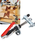 Heavy Duty Push Pull Toggle Clamp For Woodworking Jigs And Welding Fixtures, Adjustable Double Head, 992.1Lb Clamping Force