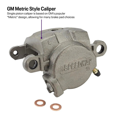 Ford Mustang 1964 1969 Economy Disc Brake Conversion Kit With 11 Inch Rotors Loaded Calipers For V8 Drum Spindles Includes Hardware