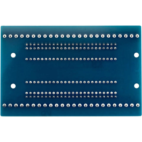 Back view of 48 Pin Breakout Board For Teensy 3.5 3.6 4.1 With Screw Terminals And 3 Output Types, showing pin layout