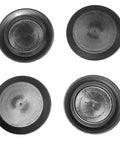 1 Inch Flush Mount Black Hole Plugs With Plastic And Metal Body Pack Of 10 For 1 Inch Holes In Panels Enclosures And Machinery