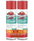 Anti Spatter Welding Spray 2 Pack, 12 Oz Each, Non Flammable, MIG And TIG Safe, Shields Workpieces From Spatter