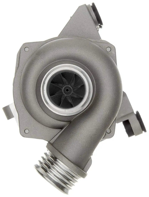 Straight Swap Electric Engine Water Pump With Electromagnetic Impeller and Drop In Ready Fitment for all domestic vehicles, top view.