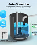 Diagram showing auto operation of 1 HP Submersible Cast Iron Sewage Pump with float switch in a sump pit