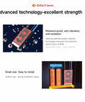 Bulletproof 8S 24V Battery Management System For LiFePO4 Packs with moisture-proof design and small size for easy installation.