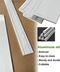 Top Shelf Ceiling Mount Acoustic Panel Zero Hassle Install For Bedroom And Living Room Sound Dampening Wall Treatment Noise Blocking Foam Sheet With Tight Grip Brackets 4 6M 15 Foot Wrap aluminum alloy components ready for installation