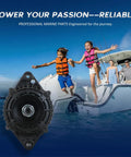 Marine Alternator 12V 65A For 1998 To 2023 4.3L 5.0L 5.7L Engines And JLG Boom Lifts Replaces 8460N in marine setting