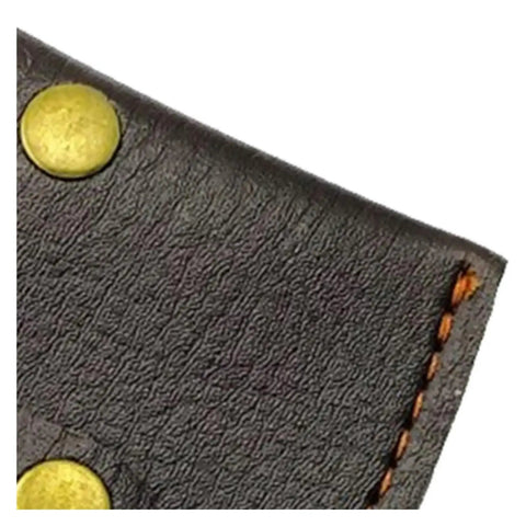 Close-up of Durable Multitool Holster Cover And Sheath For Camping Gear showing wear-resistant leather and stitching