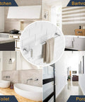Expandable Stainless Steel Towel Bar No-Fuss Adjustable 15.2 To 27.8 Inch Wall Mount Rack in home environments