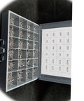 Pan Head Sheet Metal Screw Set In 18-8 Stainless With Metal Tray Multi-Purpose Hardware Fastener Kit 1705p Pro-Grade