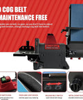 Heavy Duty Bench Belt Sander For Metal And Wood, 1 HP Direct Drive Motor, 4 X 36 Inch Belt And 8 Inch Disc Sander