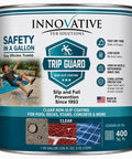 Clear Anti Slip Floor Coating For Concrete And Tile Delivers legit traction on wet floors in a 1-gallon container.