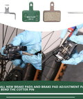 Installation guide using 25 Piece Bike Disc Brake Pads Set For TRP Tektro Shimano MTB Road Ebike Compatibility With MT200 M575.