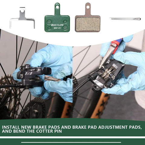 Installation guide using 25 Piece Bike Disc Brake Pads Set For TRP Tektro Shimano MTB Road Ebike Compatibility With MT200 M575.