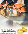 Heavy Duty Blade Arbor Adapter Reducer Ring 5 Pack Works Like A Charm On Concrete Cut Off Saws, brass rings for saw blades.