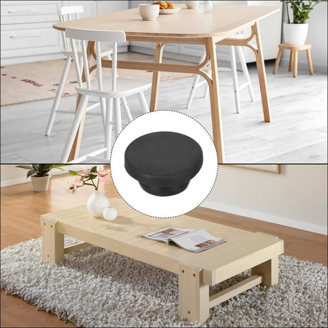 Heavy Duty T Shaped Silicone Plugs 1 Inch Round Slip On Rubber Stopper Hella Tough Waterproof bulkhead seal cover on table