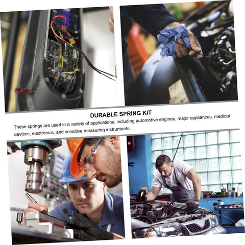Ultimate 200 Piece Compression And Extension Springs Kit Assortment Set For Home Repairs, Vehicle Maintenance, And Electric Appliance Fixups You Need To Stock Up On Your Workshop Today on industrial repair scenes
