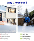 Comparison of snow removal methods with handheld spreader and traditional shoveling