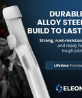 Rhino Wrench Extender Tool Bar For Extra Long Leverage 15 Inch Wrench Extension in durable alloy steel build
