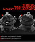Tough As Nails Engine Motor Mount Kit Pair For Honda Accord and Acura RLX TLX 2008-2019 V6 3.5L, featuring front and rear mounts.