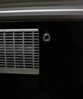 Replace a broken water heater door latch quickly with a lightweight, durable stainless steel cam lock fastener; visible on RV cover