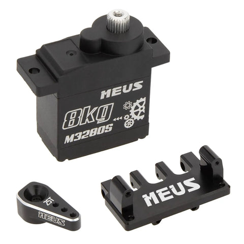 Beefed Up SCX24 Steering Servo Kit With Mount And Horn For 1 24 RC Crawler Upgrades, High Precision Metal Gears For Smooth Steering