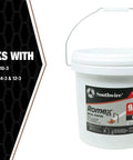 Nine Sixteenth Inch Romex Metal Staples 5000 Count Bucket for NM and UF Cable with label and product compatibility list