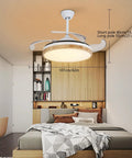 Ceiling Fan with Light 42 Inch Wireless Control Illuminated Fan for Living, featuring a sleek design and durable materials.