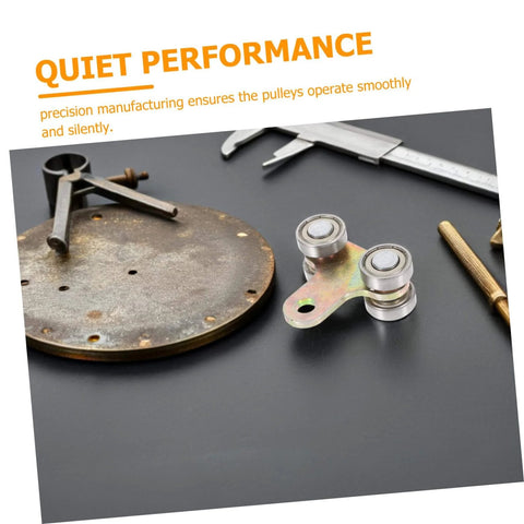 Premium stainless steel trolley rollers for sliding door track systems deliver silent, smooth operation and durability.