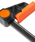 Close-up of Beefy 24 Inch Steel Bar Clamps And Spreaders Two Pack Reversible Clamp And Spreader 150 Lb Per Clamp