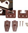 10 Pack Drawer Track Guides And Glides Kit With Plastic Center And Bottom Mount Slides, replacement screws for dresser repair