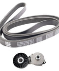 Heavy Duty Serpentine Belt Kit With Tensioner For 1990 1992 Ford Bronco F150 F250 F350 black belt and tensioner assembly