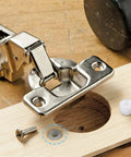 30 Piece Furniture Fasteners Kit With Plastic Hinge Dowels And Stainless Steel Screws for cabinet door repair