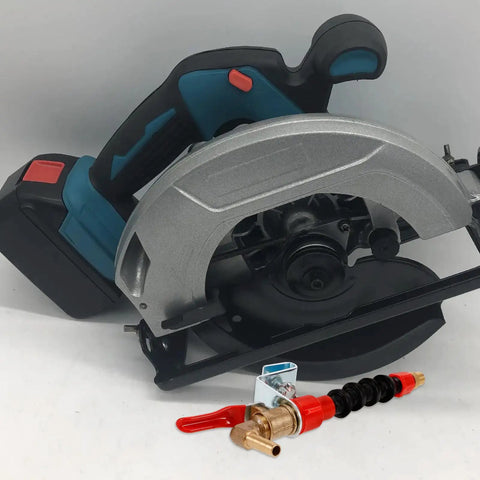 Pro Grade Angle Grinder Coolant Sprayer System Featuring Badass Stainless Steel Mist Nozzle for cutting concrete and tile.
