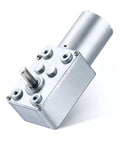 12V DC Worm Gear Motor With 100 RPM High Torque, Rugged All Metal Gears, Pure Copper Rotor, 6mm Shaft, Compact Reduction Gearbox