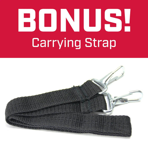 Bonus carrying strap for Two Gallon Tri Poxy Open Head Sprayer For Pros And DIY Garden Care A Workhorse Tank With Easy Open Top