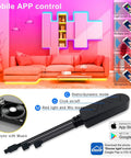 Color Changing LED Strip Lights 100 Feet Bluetooth Remote Music Sync For Bedroom Home Party And Decor with app interface
