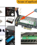 Top Pick Pc Build Screw Kit With Nvme M.2 Standoffs And Assorted Hardware For Motherboards SSD installation on PCIe expansion card.