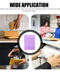 Image showcasing 100 Pack Polyethylene Mail Bags With Waterproof Seal For Dope Durable Poly Mailers Great For Local And Long Distance Shipping Budget Friendly Packaging Supply For Clothing Cosmetics And Small Businesses in use.