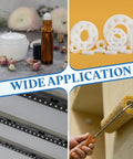 200 Piece Slick POM Plastic Bearing Balls 5 Mm Solid Roller Beads for Drawer Glides and smooth sliding applications.