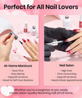 Blooming Gel Nail Kit With Clear Base For Flower Marble Watercolor Effects Soak Off UV LED Polish Nail Art DIY Set Usage