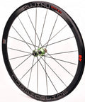 700C Road Bike Wheelset Ultralight 40mm Aluminum Rim Reflective Finish With Carbon Fiber Tube Hub Quick Release Single Wheel
